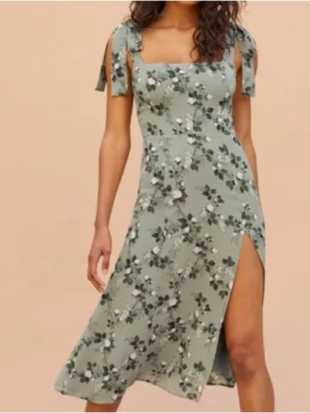 Reformation Twilight Floral Midi Dress